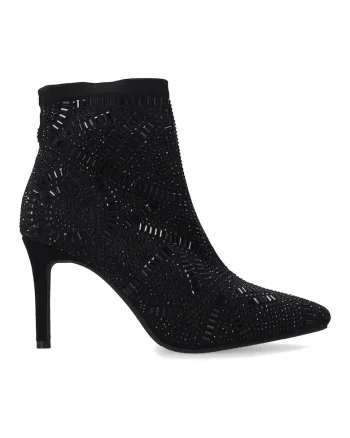Botine decorate cu strasuri