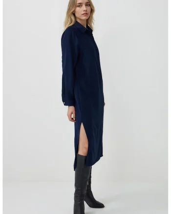 Rochie midi lejera, Bleumarin