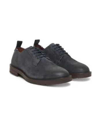 Pantofi barbatesti  piele naturala, bleumarin, Bleumarin