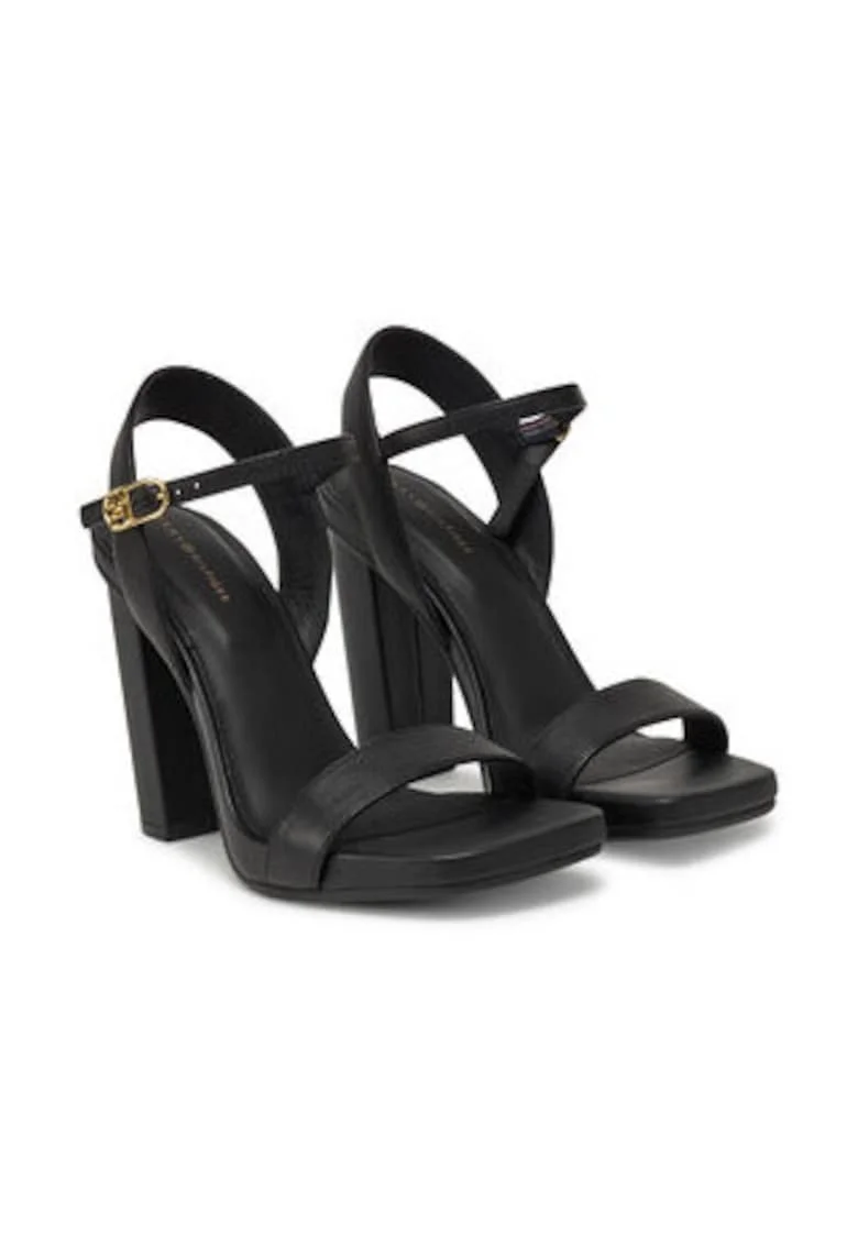 Sandale dama,  piele naturala, negru,