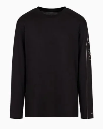 Bluza barbati 6DZTH4,  Bumbac, Negru
