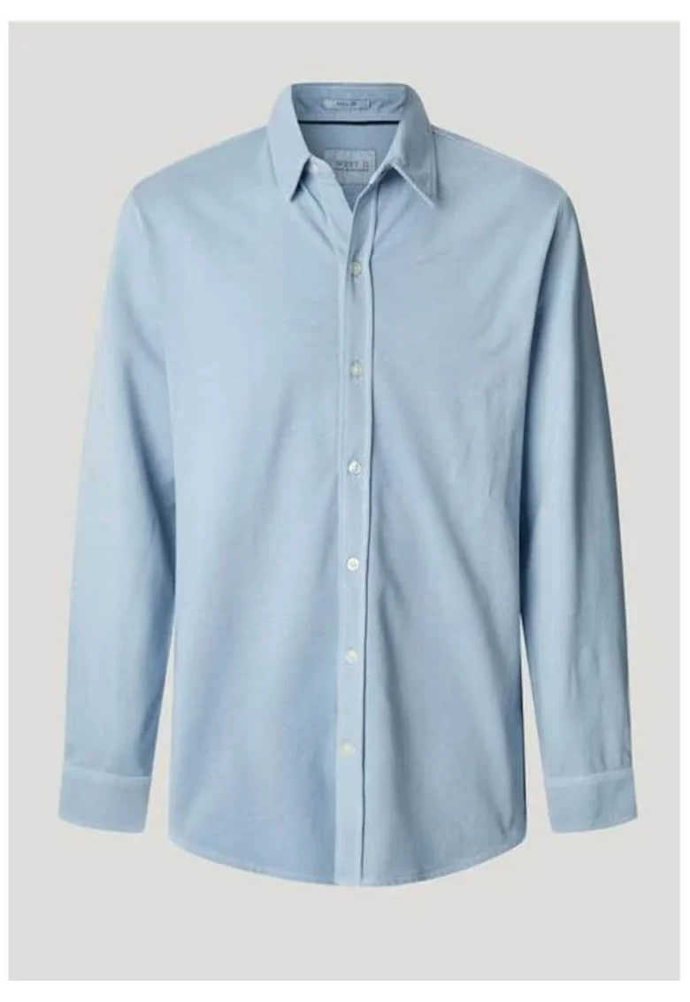 Camasa clasica din bumbac, Bleumarin