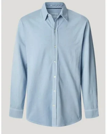 Camasa clasica din bumbac, Bleumarin
