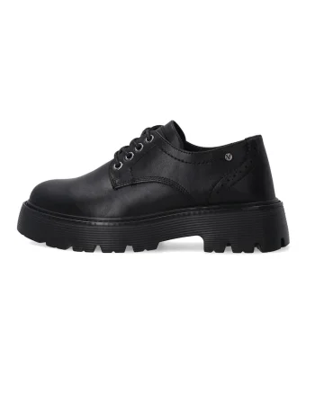 Pantofi din piele cu tesaturi