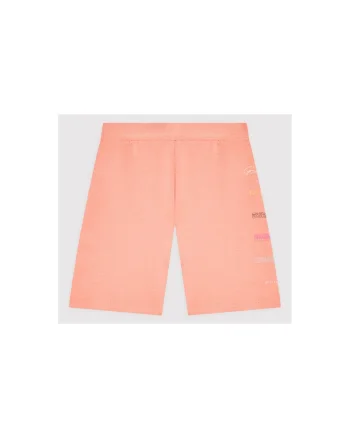 Pantaloni scurti copii,  Bumbac organic, Portocaliu, Portocaliu