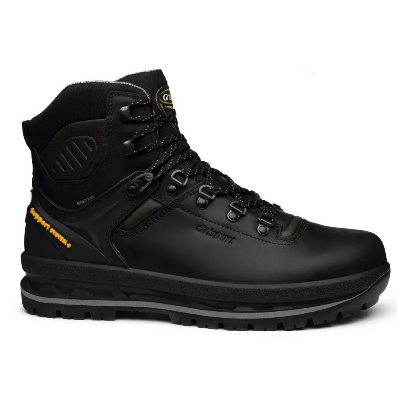 Grisport Niobite Bocanci Trekking Impermeabili Bărbați din Piele Negru - Black