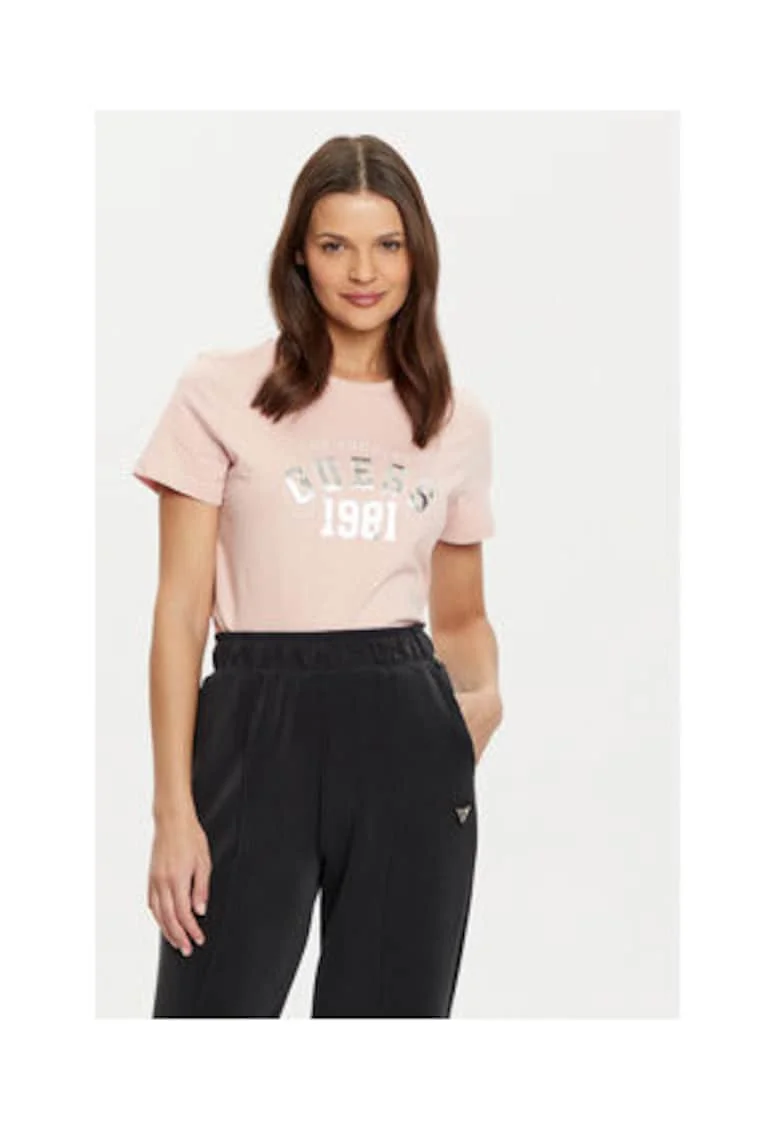 Tricou dama bumbac, Roz