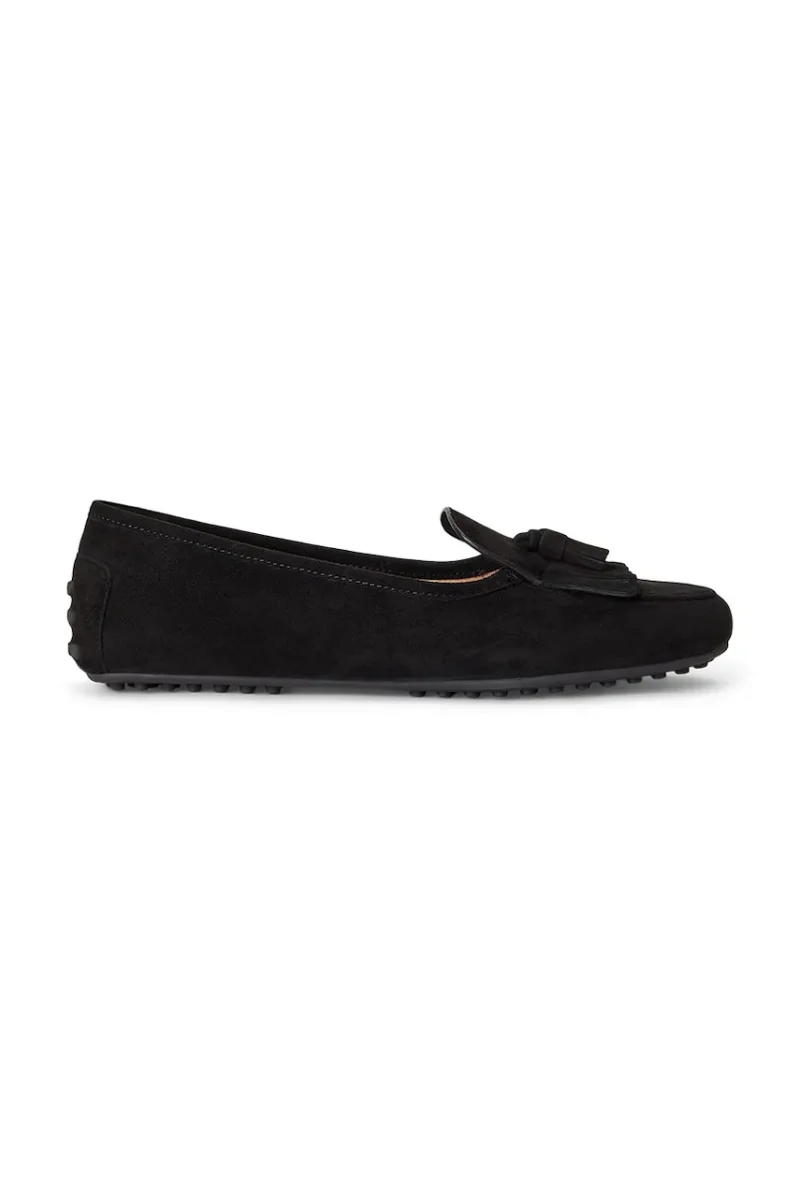 Lauren Ralph Lauren mocasini pentru femei din piele întoarsă Tayte Klt