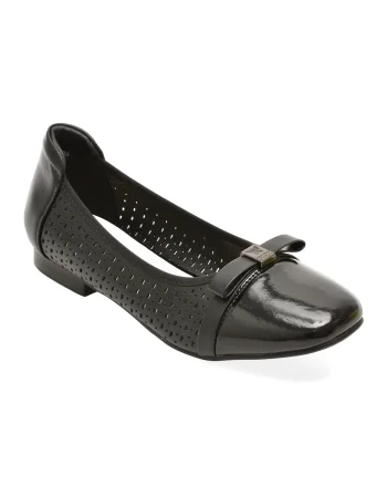 Balerini PASS COLLECTION negri, W160031, din piele naturala