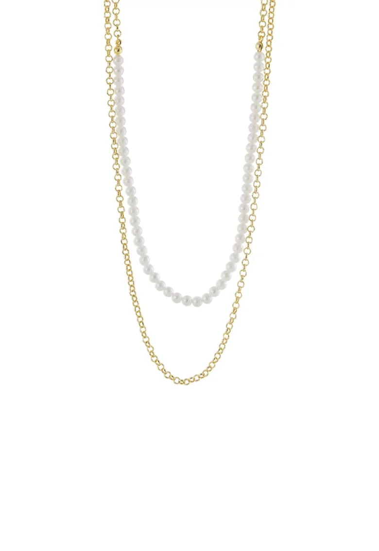 Colier placat cu aur de 18K, Auriu