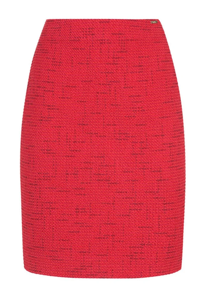 Fusta dreapta din tweed