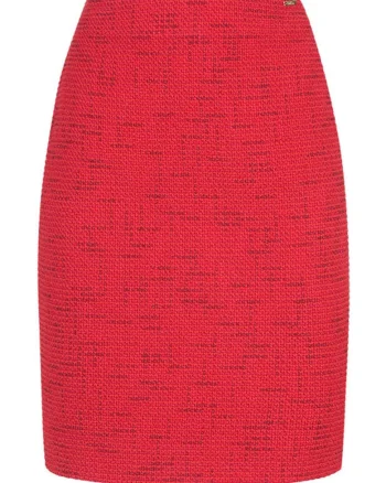 Fusta dreapta din tweed