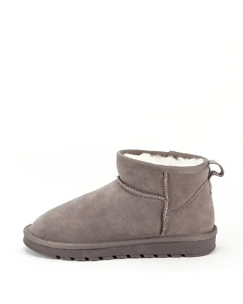 Ghete caffe latte din piele naturala W5821 118 14090, Maro taupe deschis