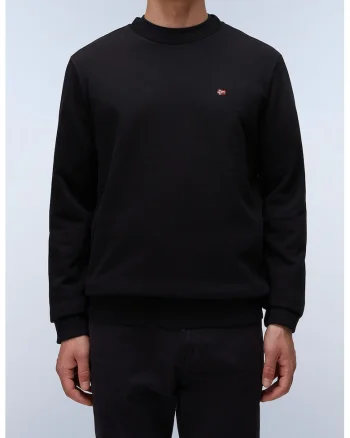 Bluza de trening cu decolteu la baza gatului Balis, Negru, Negru
