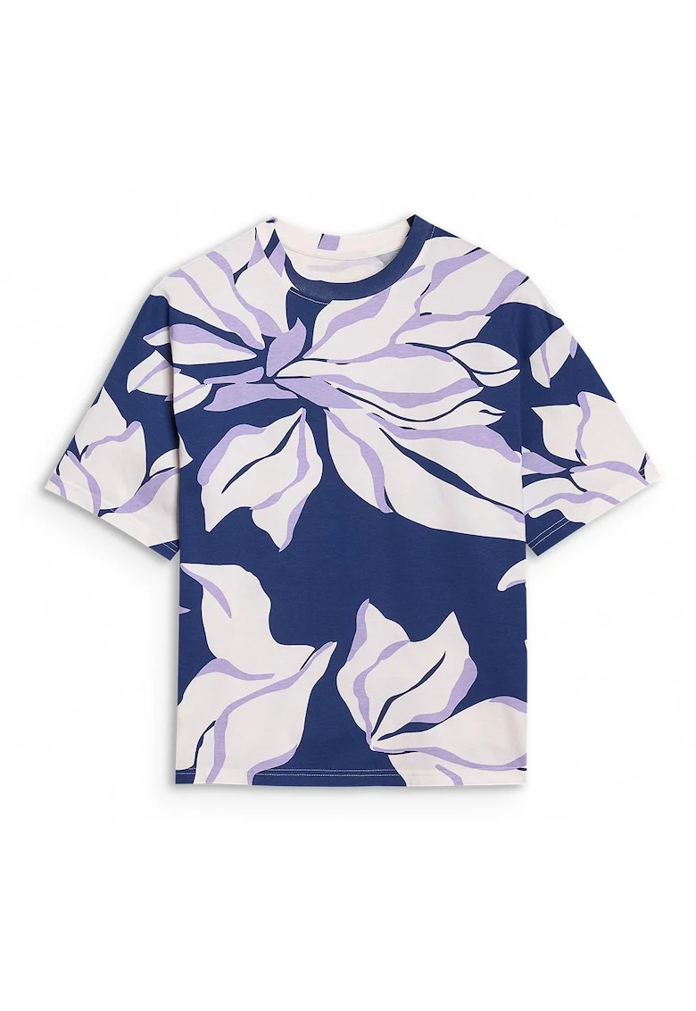 Tricou Oversize  100% Bumbac, Imprimeu, Multicolor