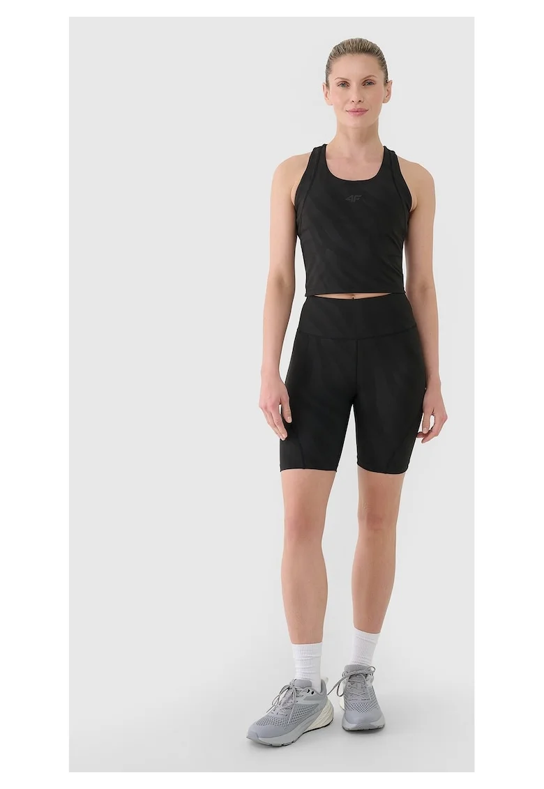 Colanti Femei  Talia Inalta, Negru Intens, Material Sintetic