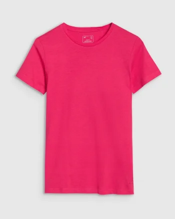 Tricou dama  Slim, roz, stil sportiv