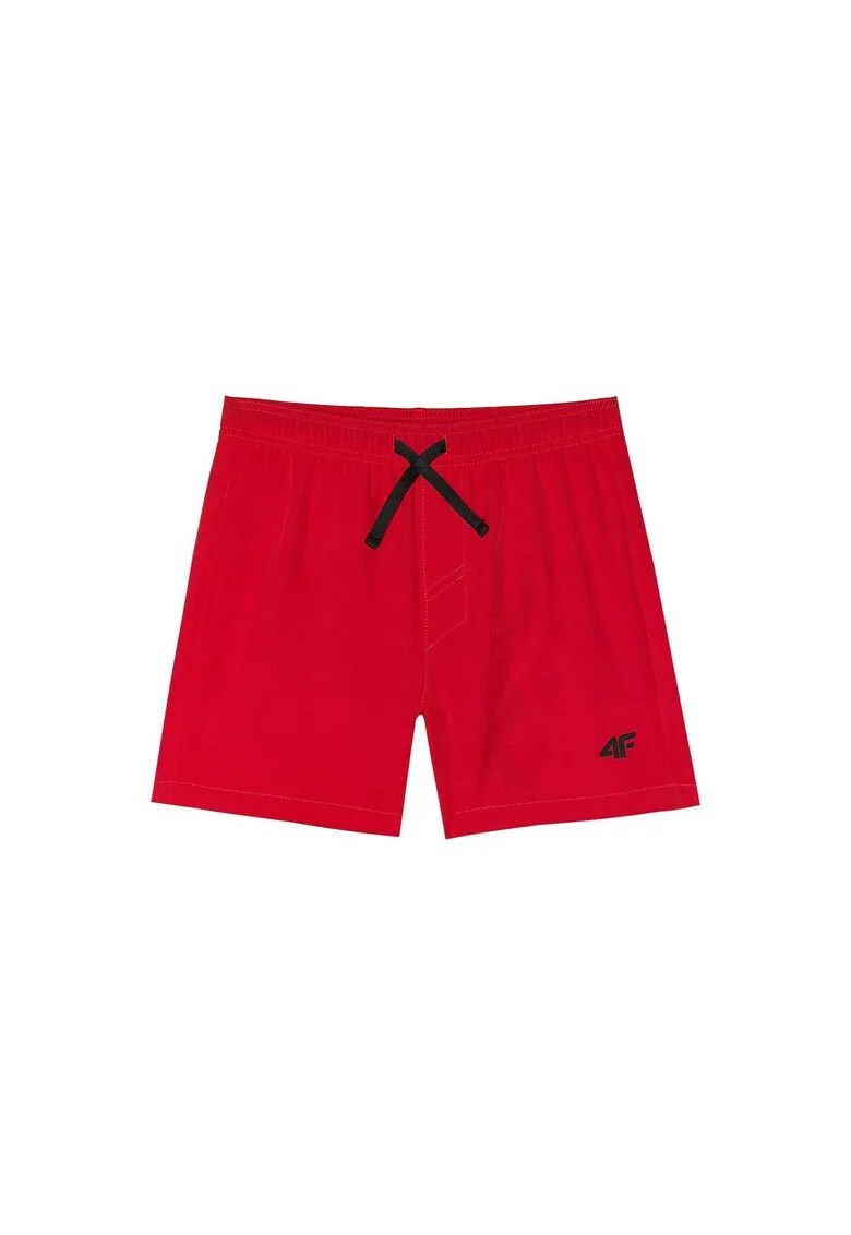 Pantaloni scurti de pentru baieti  sintetic/elastan, uscare rapida, Rosu