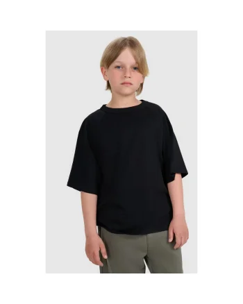 Tricou Junior  100% Bumbac - 89463, Negru