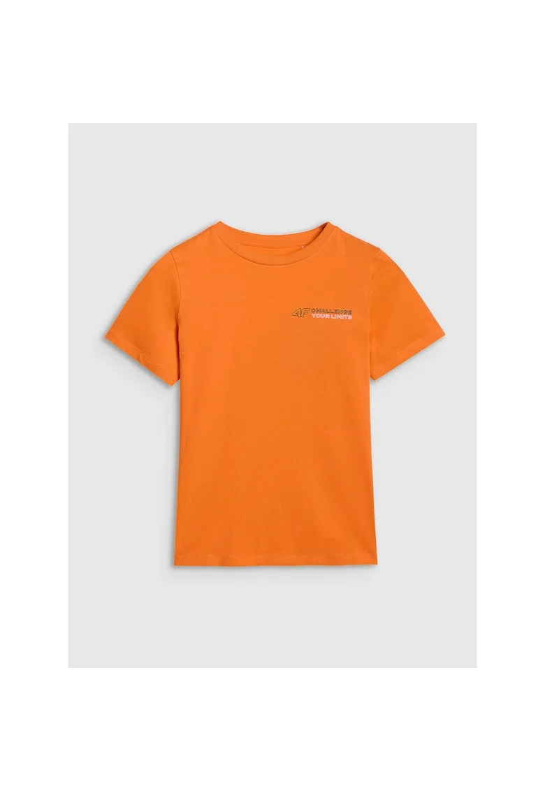 Tricou Baieti  100% Bumbac - 48679, Portocaliu