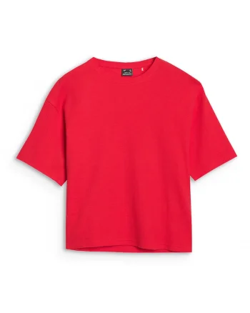 Tricou Femei  Rosu Bumbac 100, Rosu