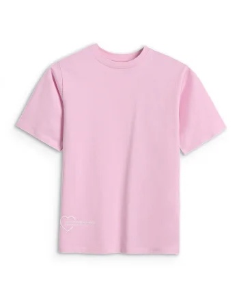 Tricou Oversize  Bumbac, 45379, Roz pal