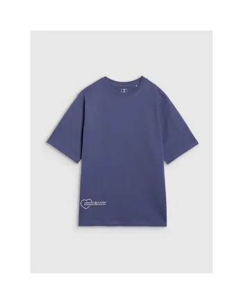 Tricou Oversize Fete  Junior Bumbac - 78664, Albastru