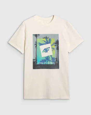 Tricou  Bumbac Crem, Crem