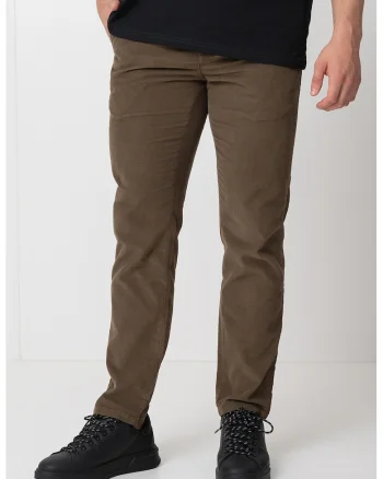Pantaloni chino slim fit, Verde masliniu