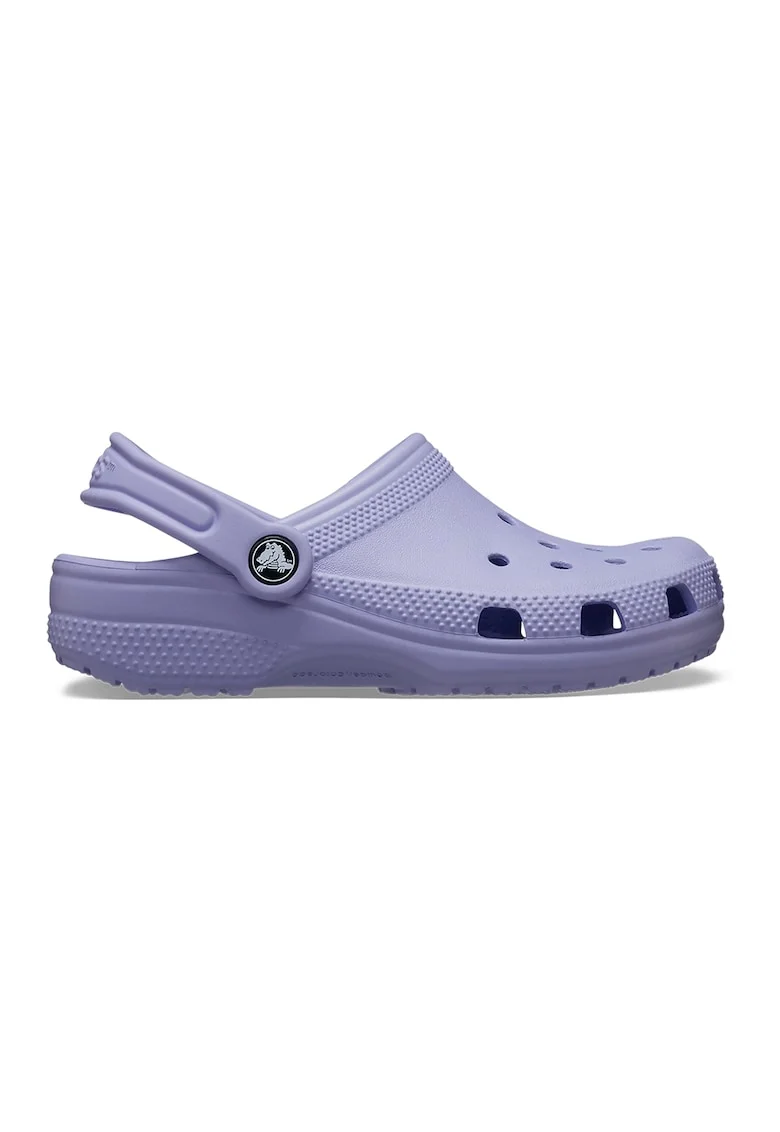 Saboti slingback cu perforatii, Violet