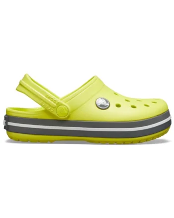 Saboti  Crocband Kids 20-21 EU - C5 US Galben - Citrus/Slate Grey