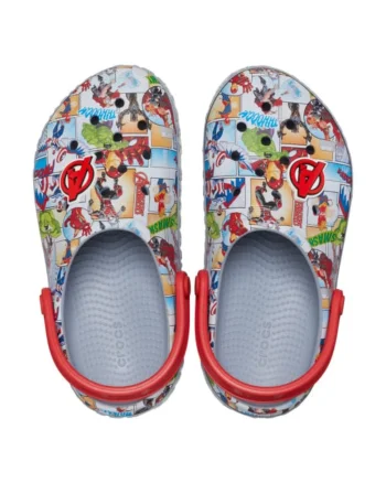 Saboti  Avengers Off Court Clog Kids - US Gri - Blue Grey, Gri