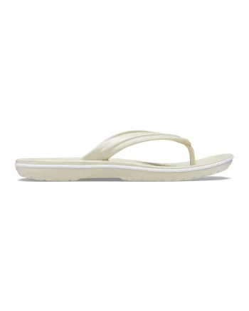 Papuci flip-flop unisex de cauciuc, Alb fildes