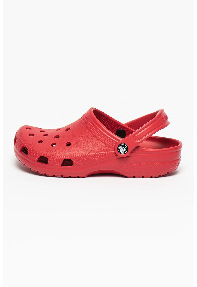 Saboti slingback roomy fit unisex Classic, Rosu inchis