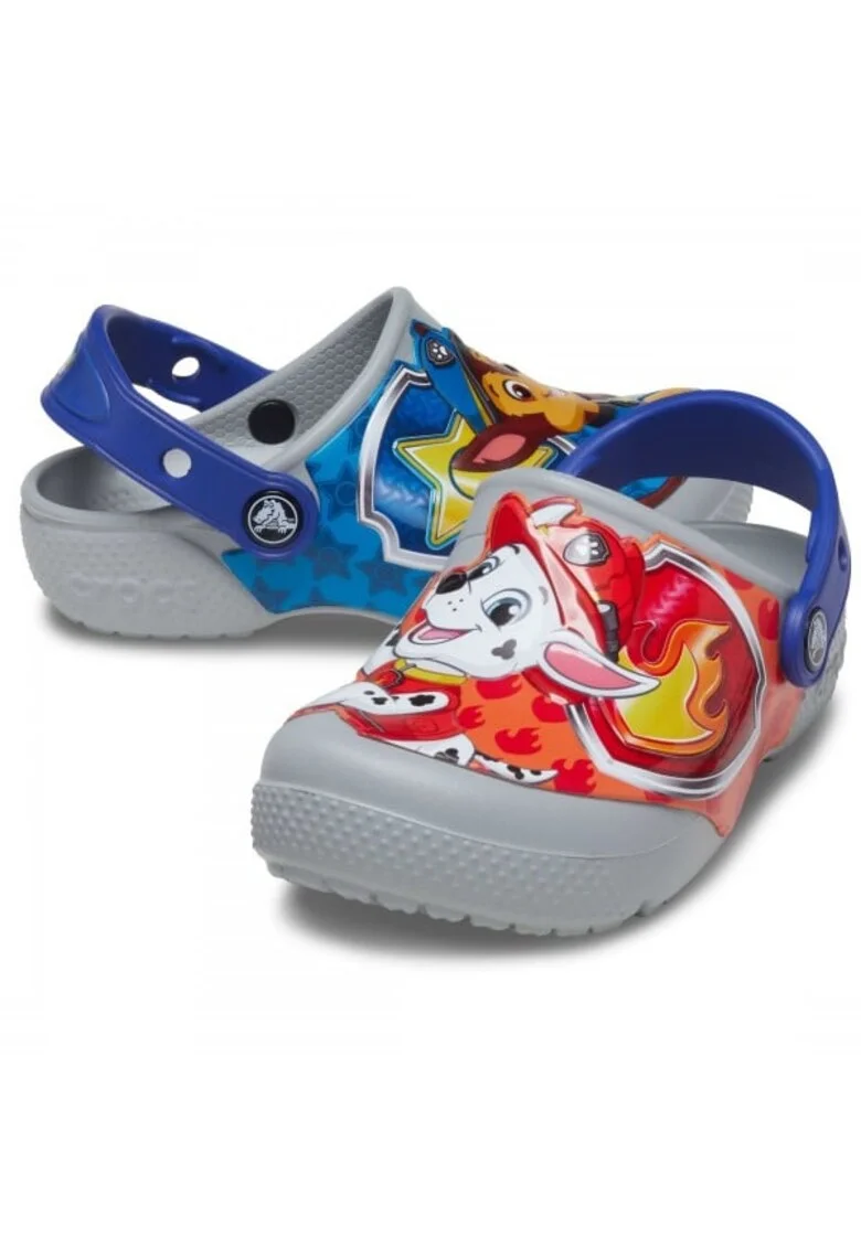 Saboti  Fun Lab Paw Patrol Patch Clog - US Gri - Light Grey, Gri