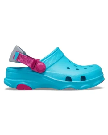 Saboti  Kids' Classic All-Terrain Clog - US Albastru deschis - Digital Aqua, Alb