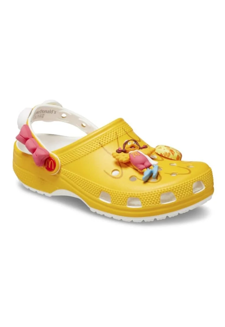 Saboti McDonald's x  Birdie Classic Clog - US Galben - Yellow, Alb
