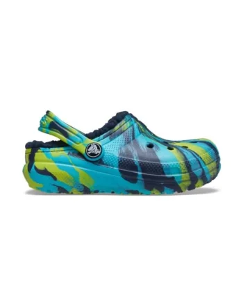 Saboti  Classic Marbled Lined Kids - US Albastru - Navy/Multi, Alb