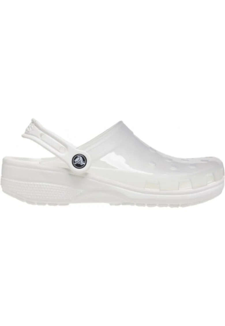 Saboti  Classic Translucent Clog, Alb