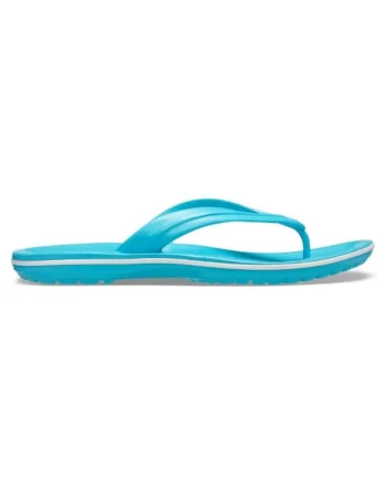 Slapi  Crocband Flip - US Albastru deschis - Digital Aqua, Alb