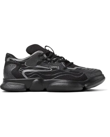 Pantofi sport unisex din plasa Karst, Negru/Gri