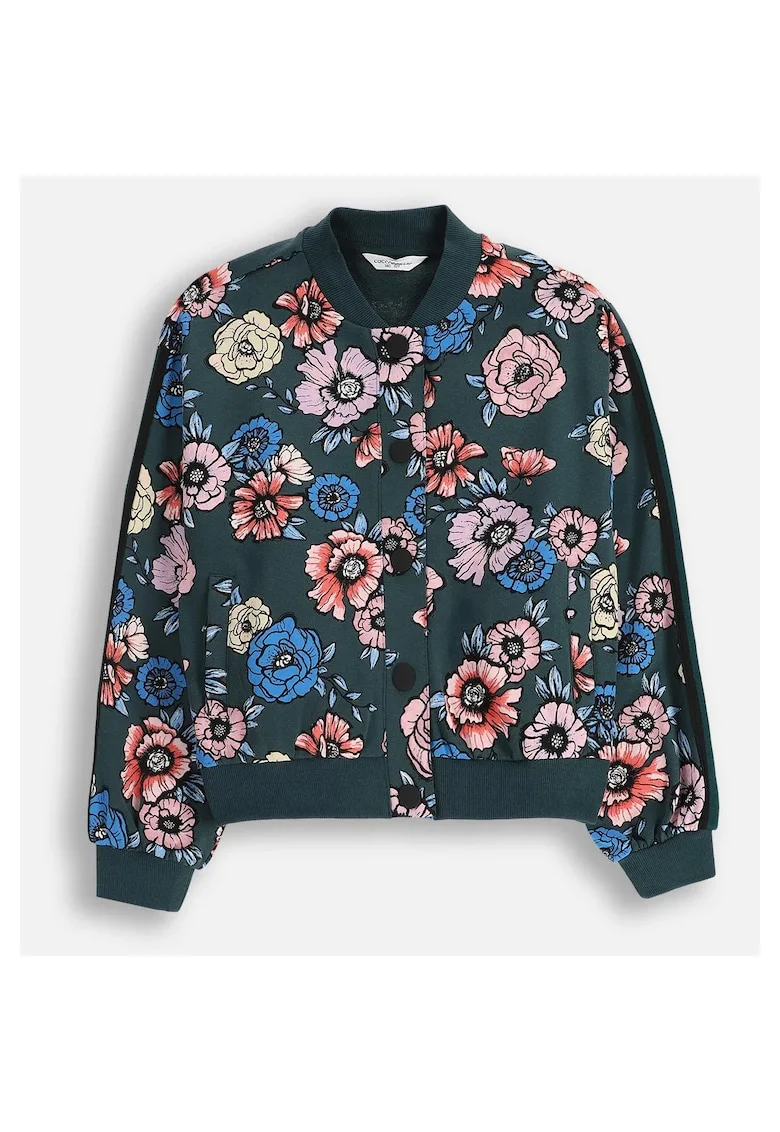 Jacheta bomber cu model floral