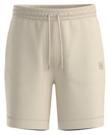 Bermude sport din bumbac, Crem