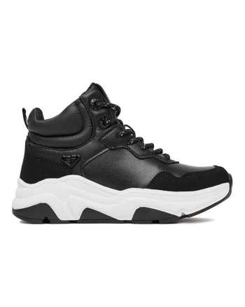 Adidasi pentru fete,  material sintetic, negru, Negru