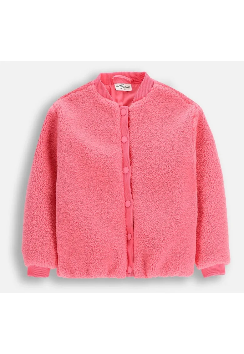 Jacheta bomber din material teddy