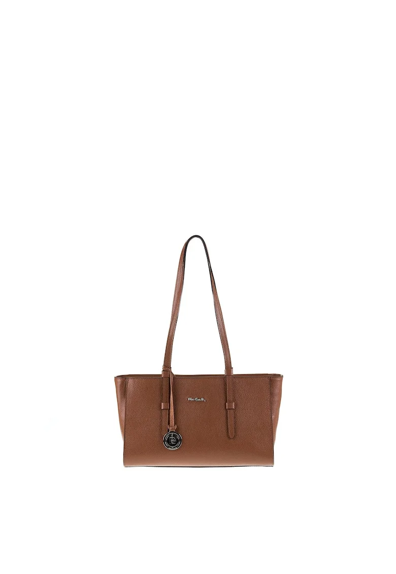 Geanta tote de piele Valeria, Maro