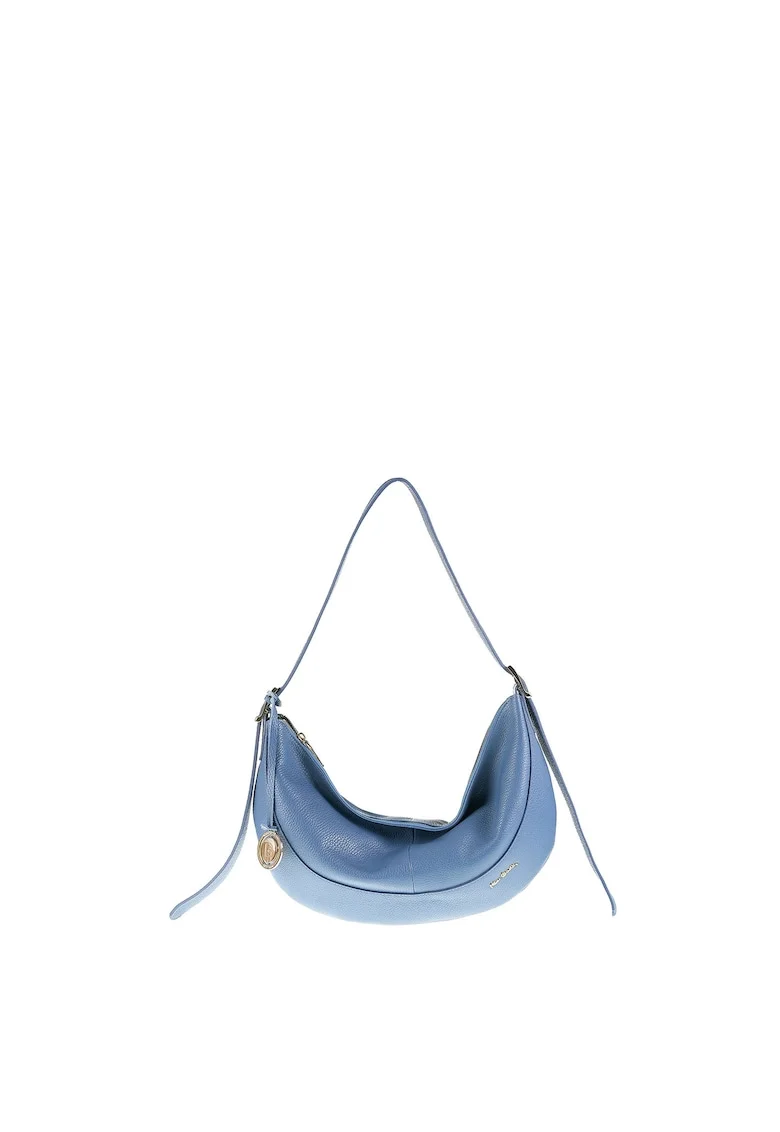 Geanta hobo din piele Aveline, Bleumarin