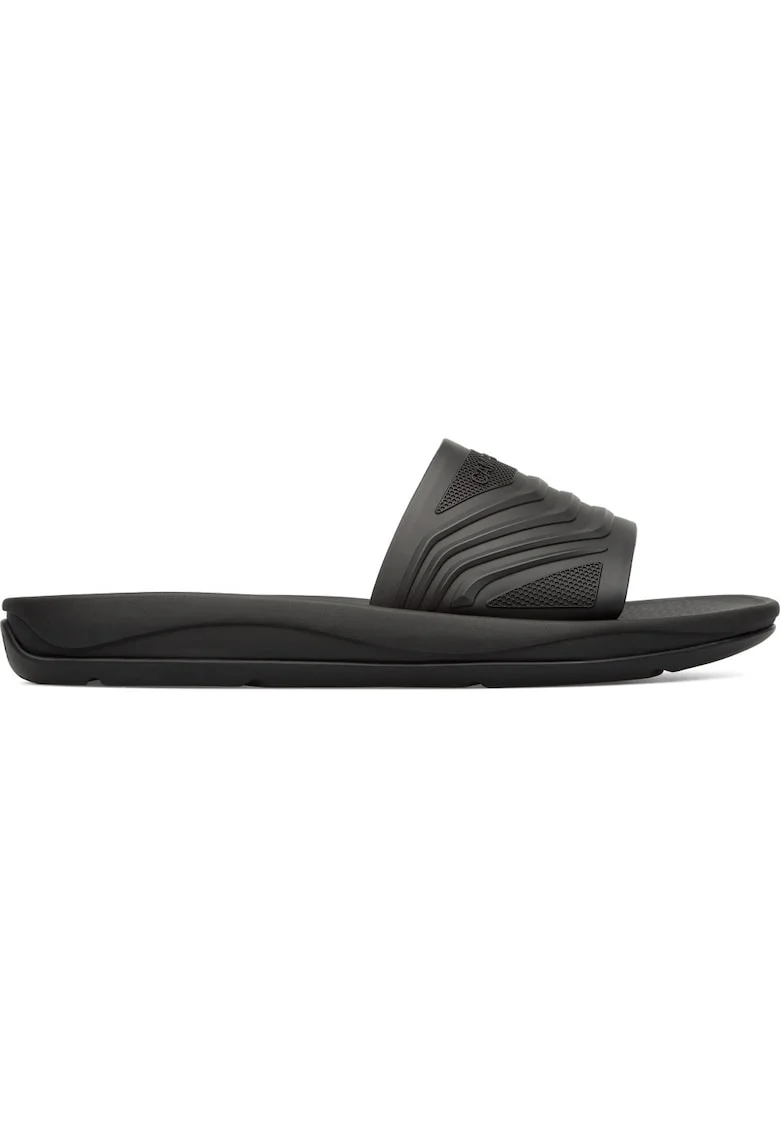 Papuci cu talpa plata Match, Negru
