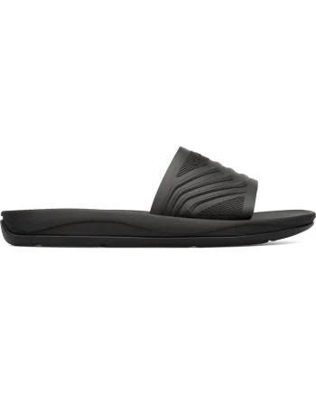 Papuci cu talpa plata Match, Negru