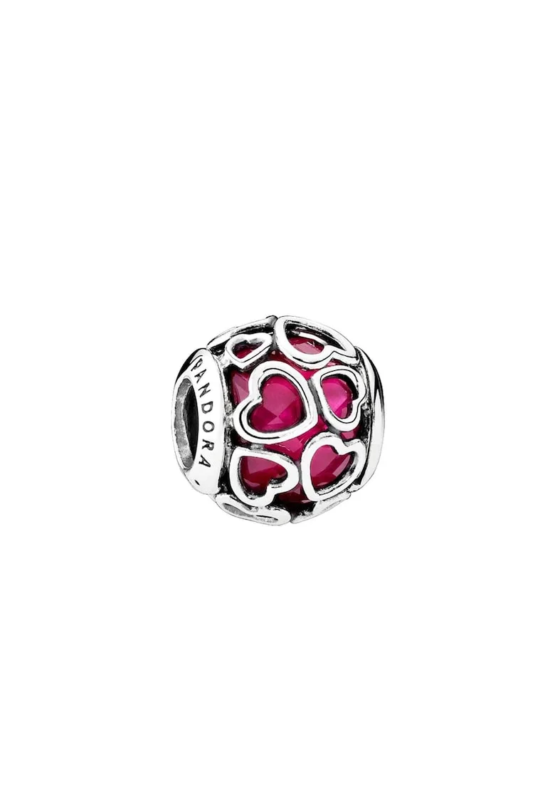 Talisman Charm  cu inimi pentru indragostiti Love Story - Argint 925